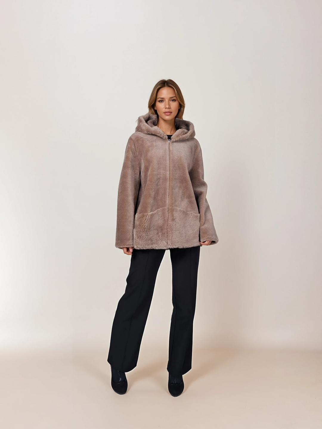 Ilda, 72 cm. - Huva - Air Wool - Dam - Kastanj