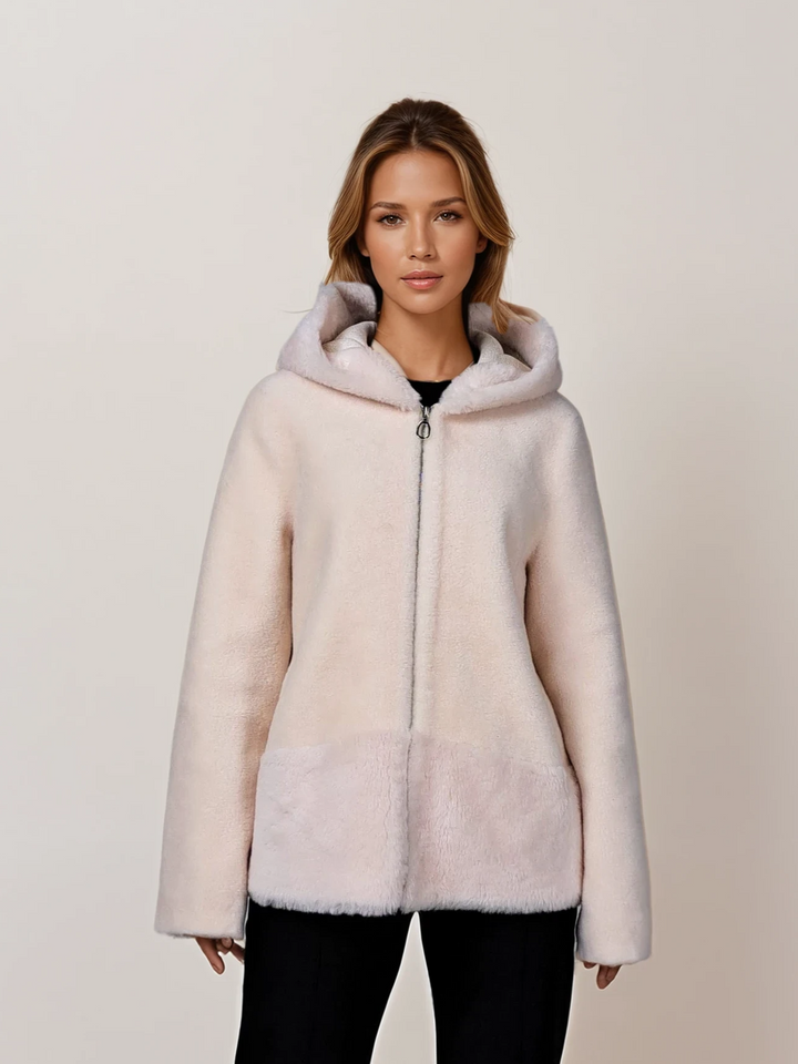 Ilda, 72 cm. - Hætte - Air Wool - Damer - Off White