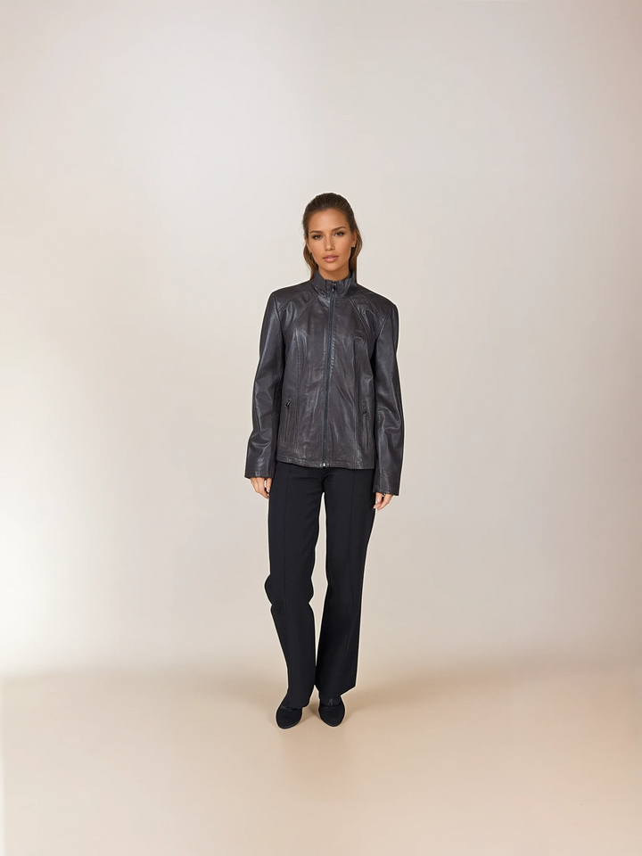 S 14-02 - Komfort - Lam handskelæder - Kvinder - mørkegrå