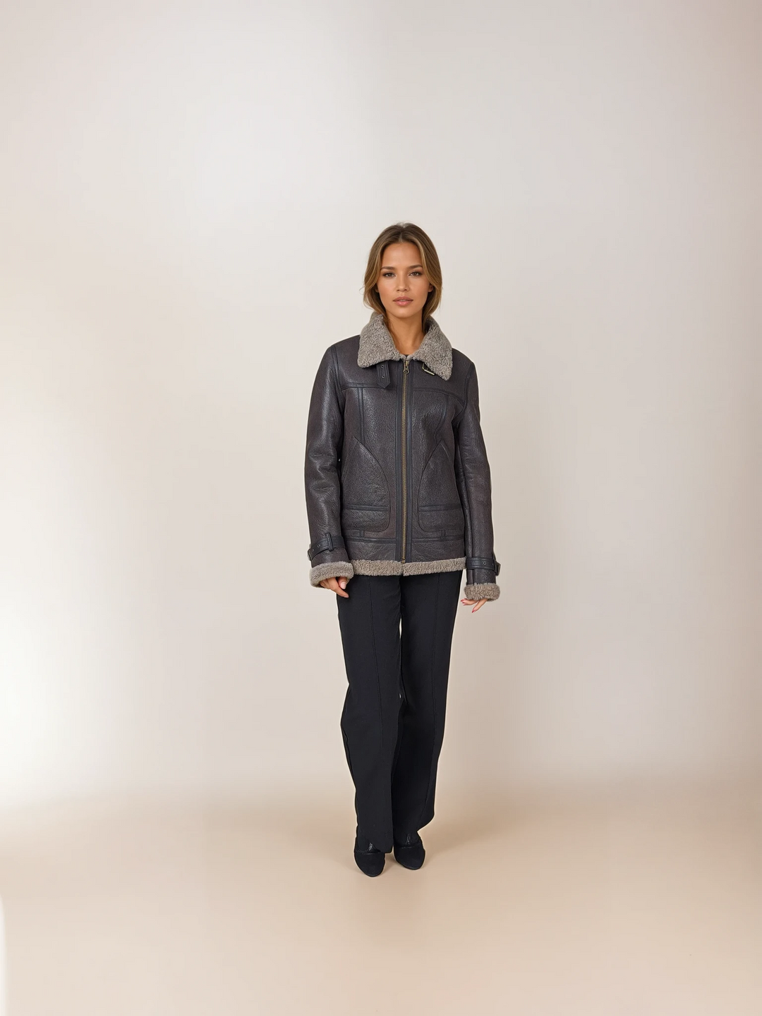 Gitta, 65 cm. - Cool Lamb - Damen - Dunkle Eiche