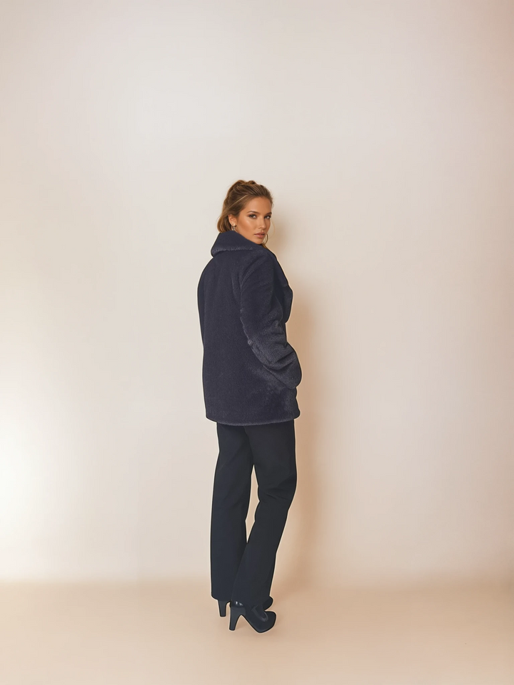 Jordana, 70 cm. - 100% Faux Fur - Women - Purple