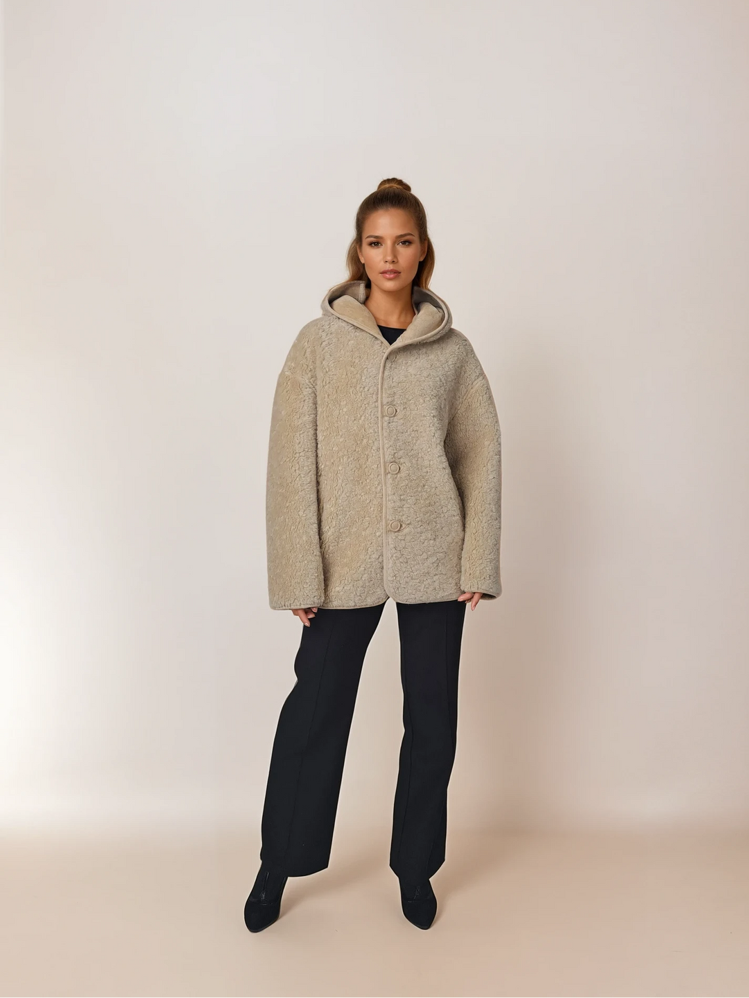 Jabline, 73 cm. - Jun Airwool - Damer - Light Camel