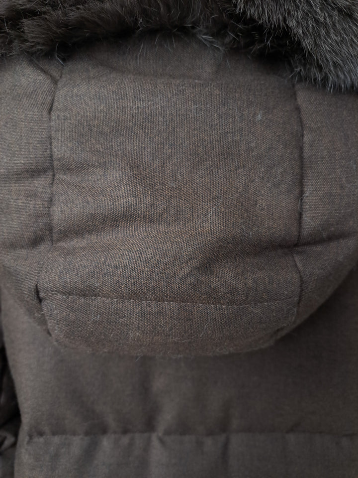 Jadaba, 65 cm. - Hætte - Dun - Damer - Brun