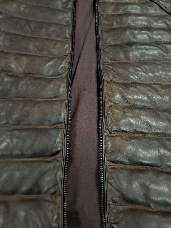 New Freddy - Lamb Leather - Man - Royal Brown