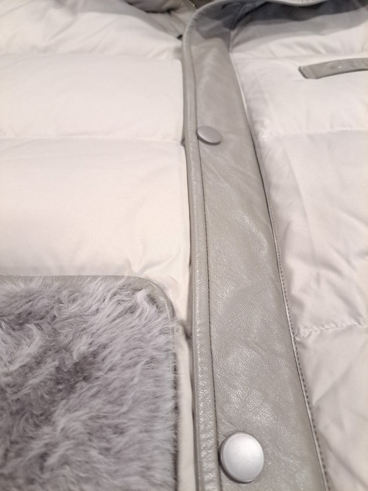 Jovina, 68 cm. - Down - Women - Grey