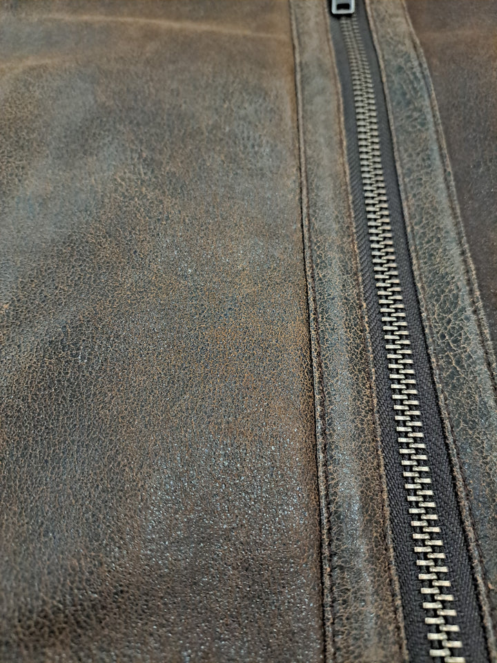 Biggles – Lamm-Tornado-Leder – Herren – Mittelbraun