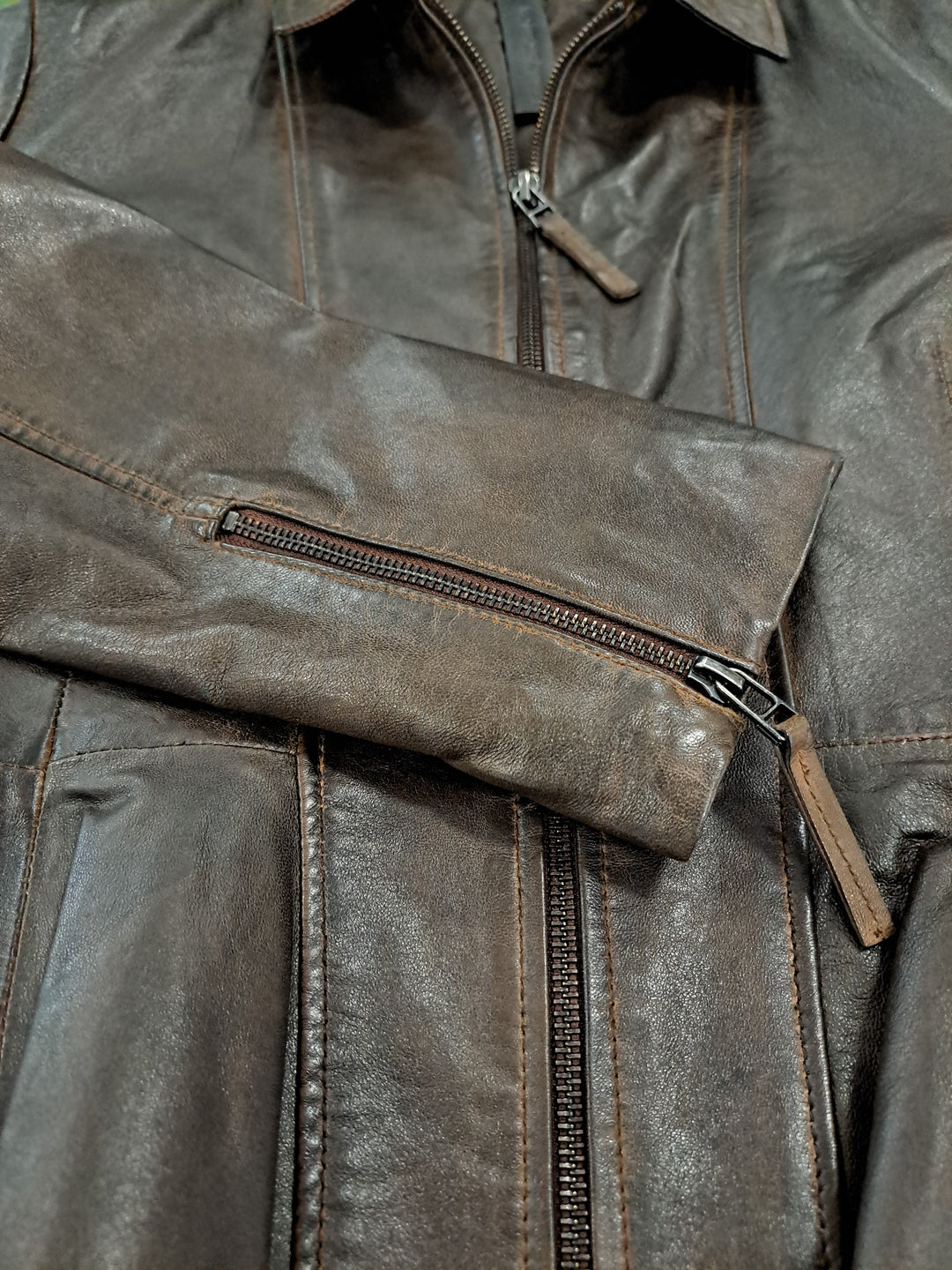 Camilla, 65 cm. - Lamb Leather - Women - Royal Brown