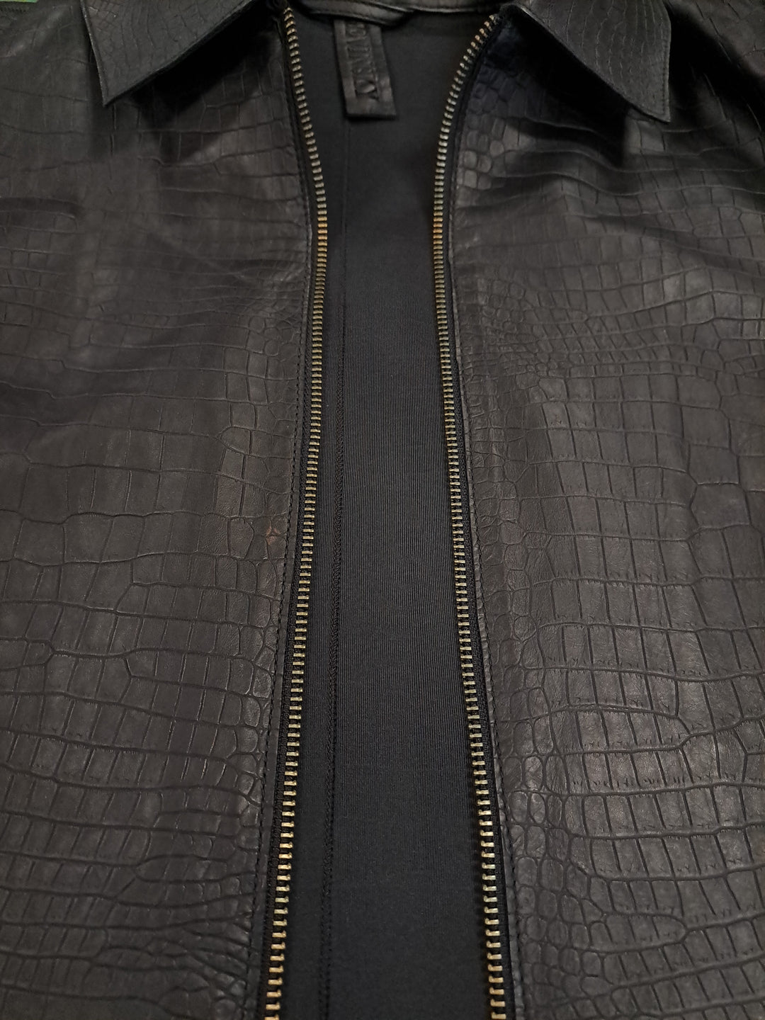 Alberta, 98 cm. - Collar - Lamb Leather - Women - Black