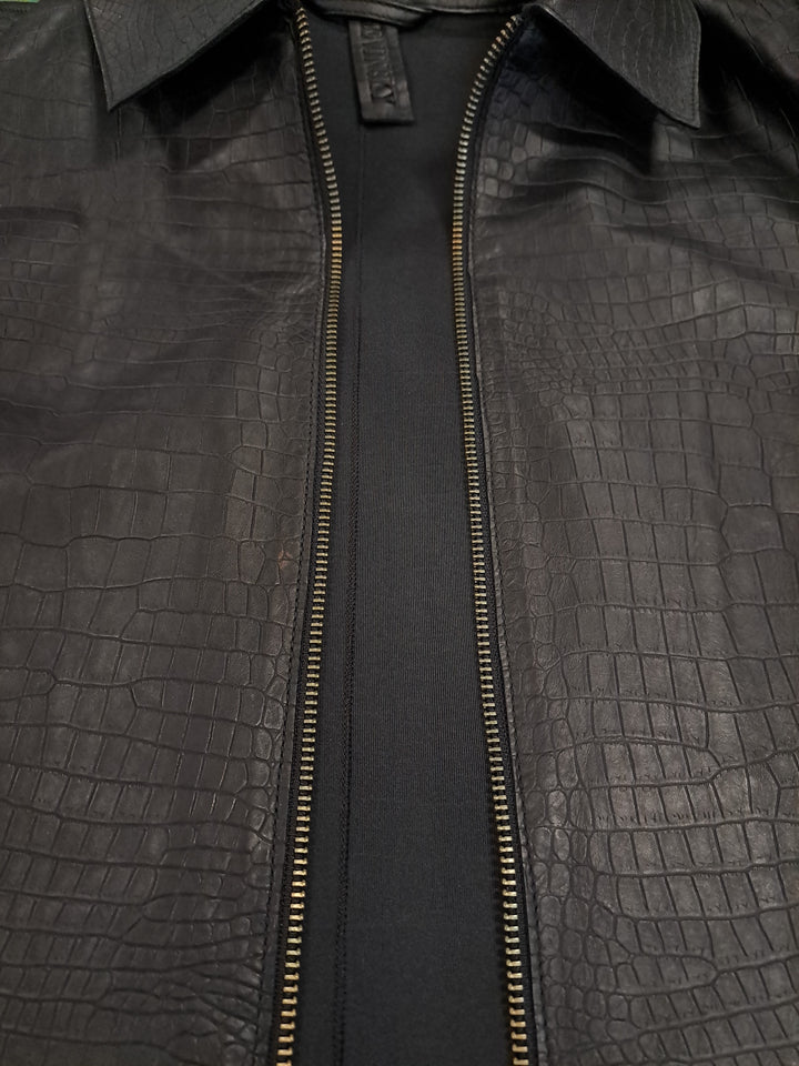 Alberta, 98 cm. - Collar - Lamb Leather - Women - Black