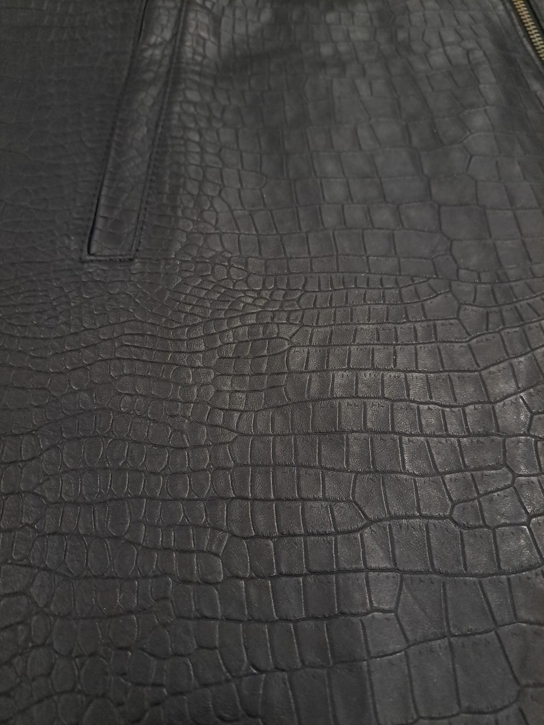 Alberta, 98 cm. - Collar - Lamb Leather - Women - Black