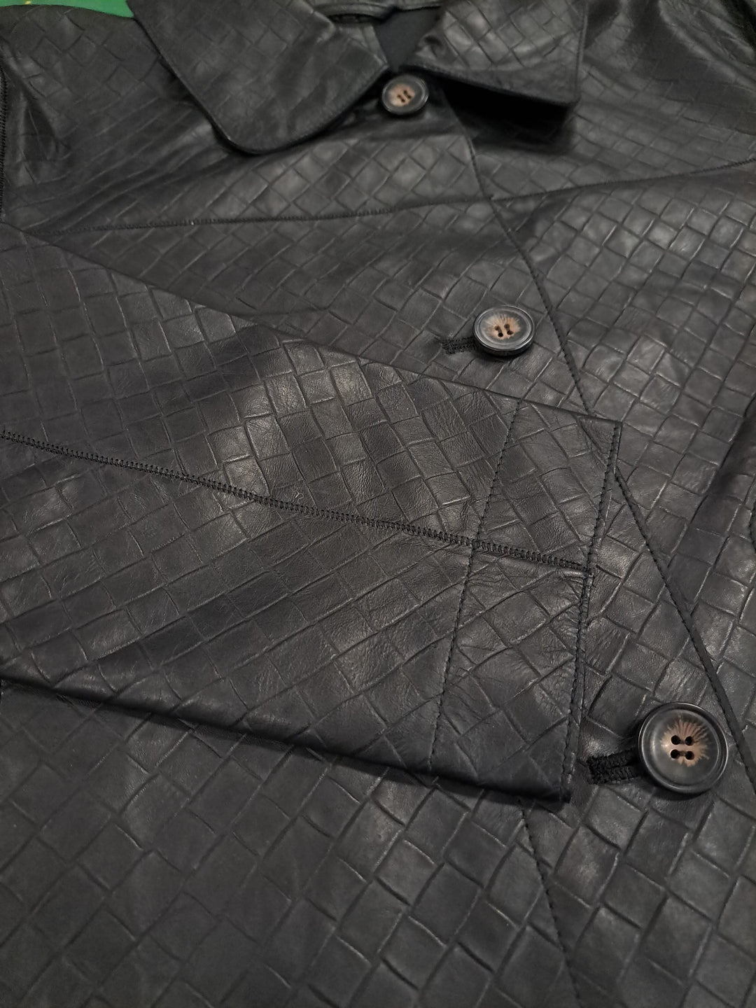 Angela, 52 cm. - Collar - Lamb Leather - Women - Black