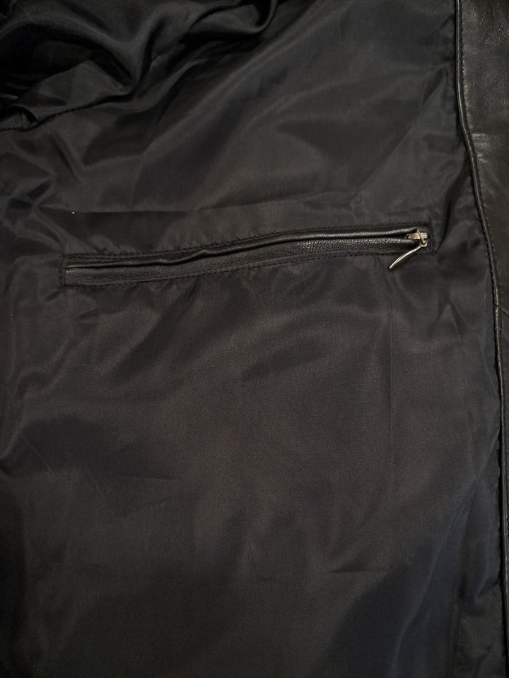 Herre 3535, 68 cm. - Lammeskinn - Man - Svart