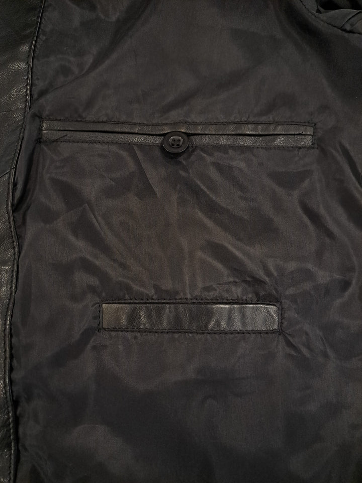 Herre 3535, 68 cm. - Lammeskinn - Man - Svart