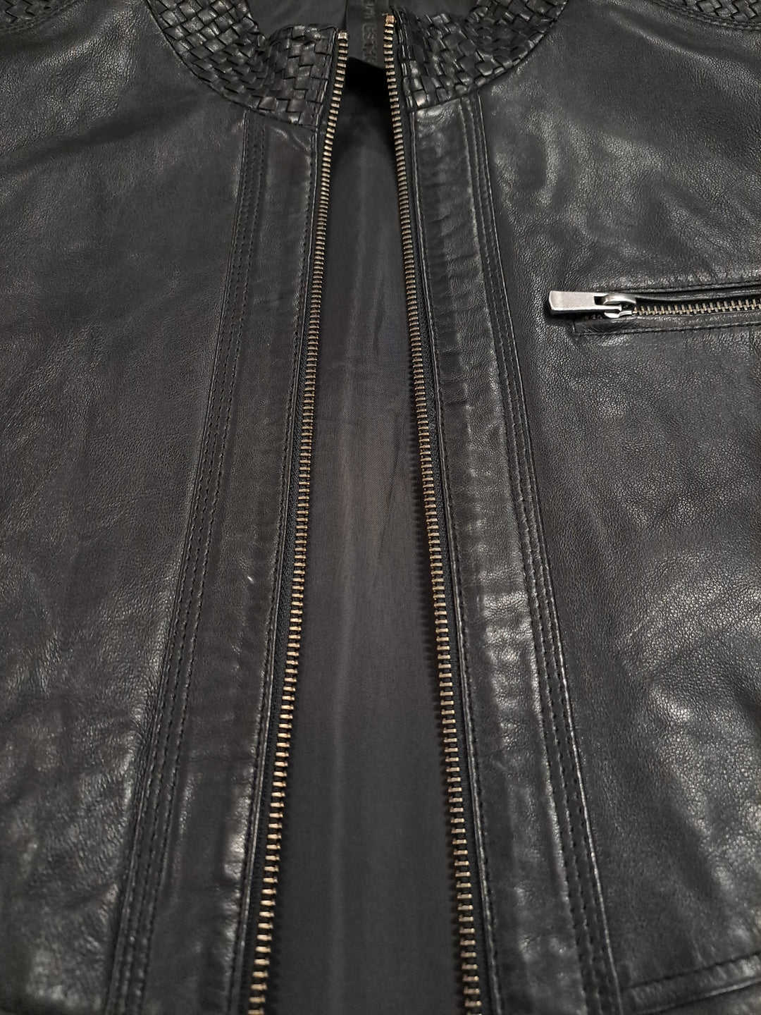 Herre 3535, 68 cm. - Lammeskinn - Man - Svart