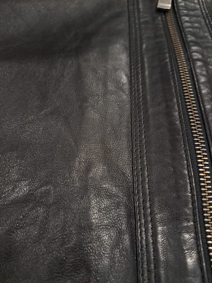 Herre 3535, 68 cm. - Lammeskinn - Man - Svart