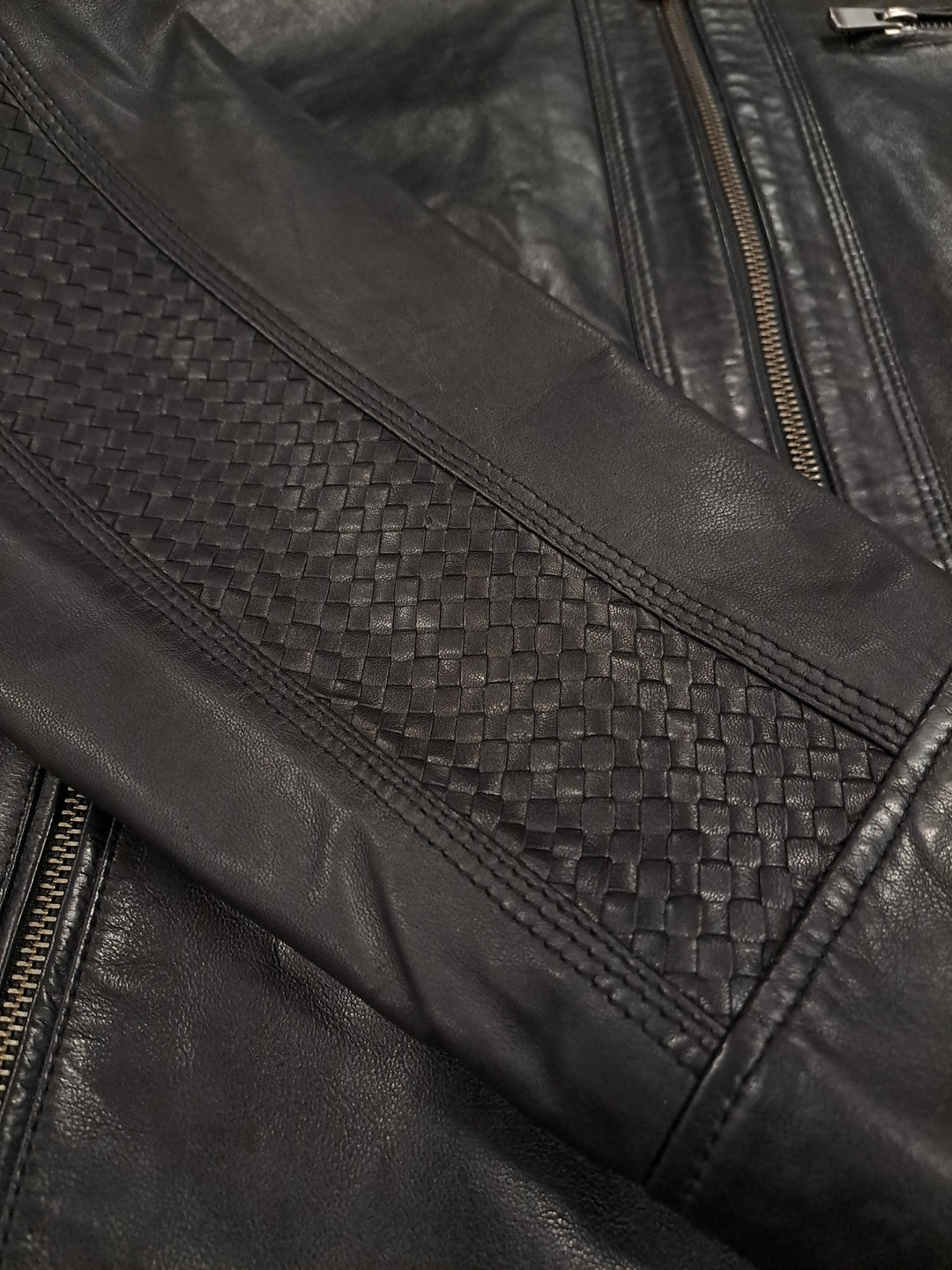 Herre 3535, 68 cm. - Lammeskinn - Man - Svart