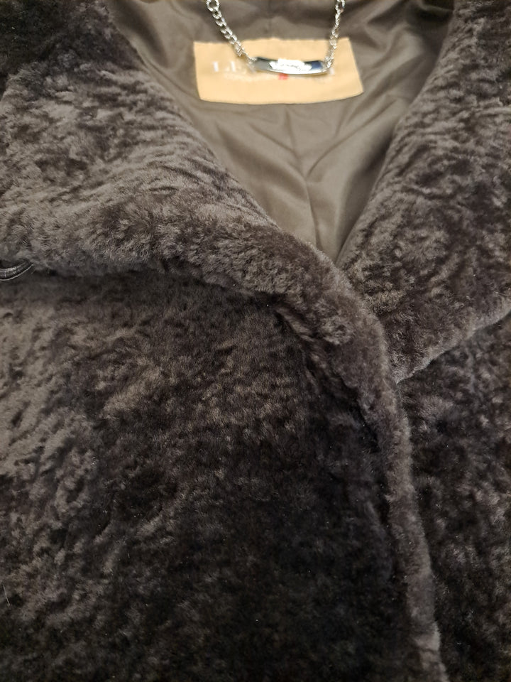 Hella, 98 cm. - Collar - Wave Lamb - Women - Brown
