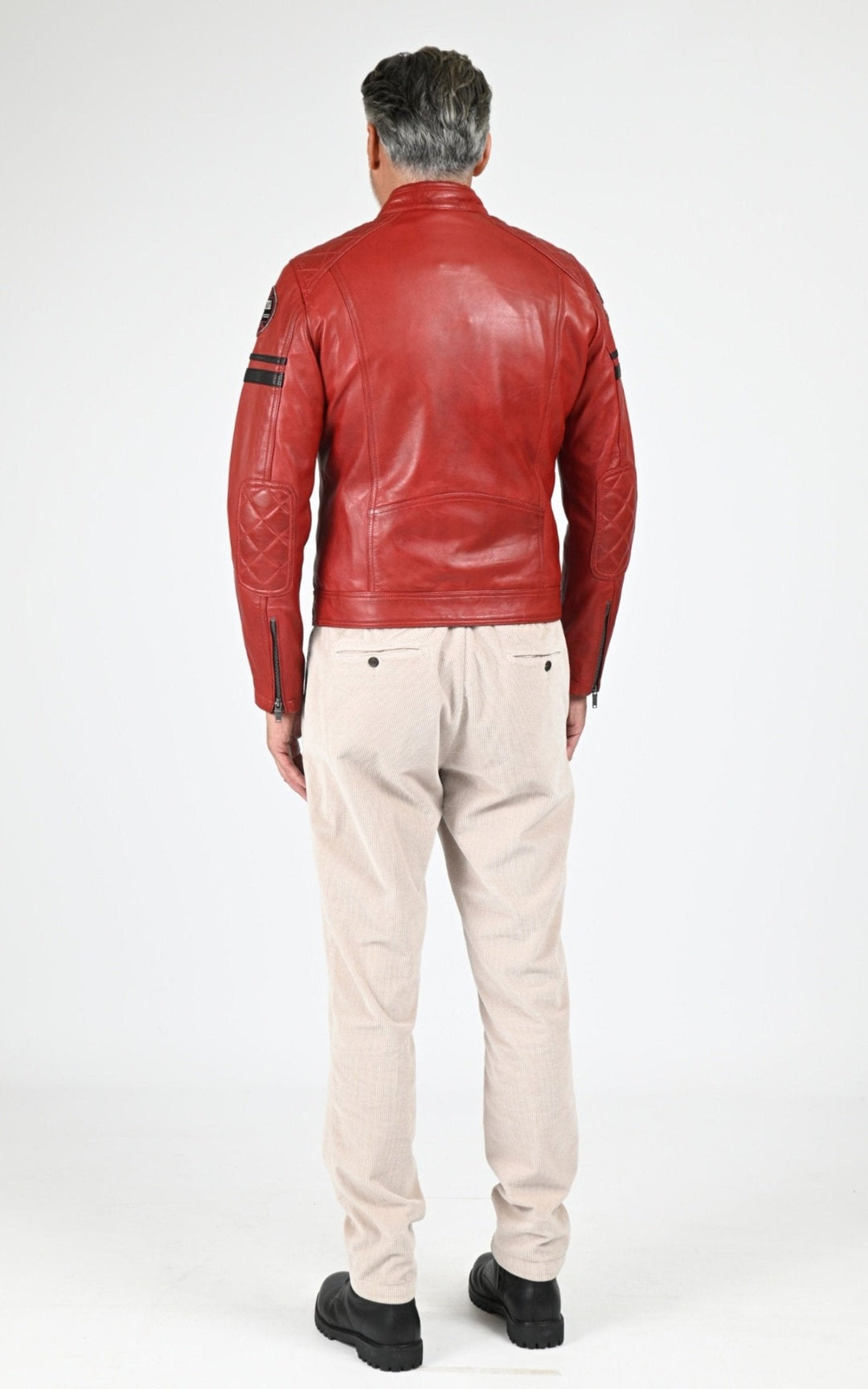 Blouson Cuir Homme Daytona 73, modèle Nieto 104382 de couleur syrah
