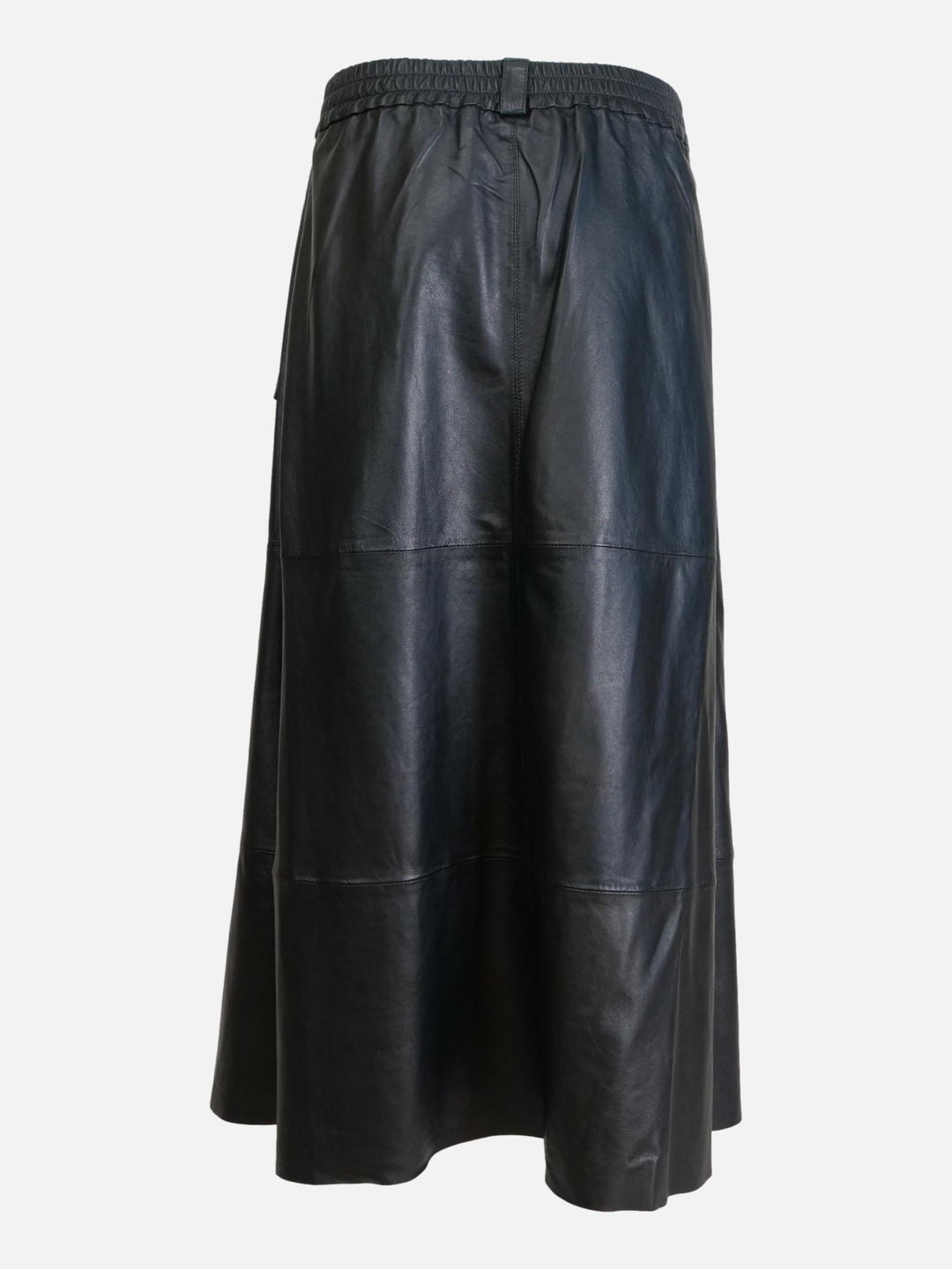 Lummy skjørt, 88 cm. - Lammeskinn - kvinner - svart