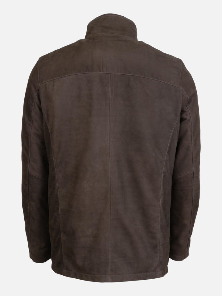 Jean Baptiste, 78 cm. - Lamb Nubuk Leather - Man - Brown