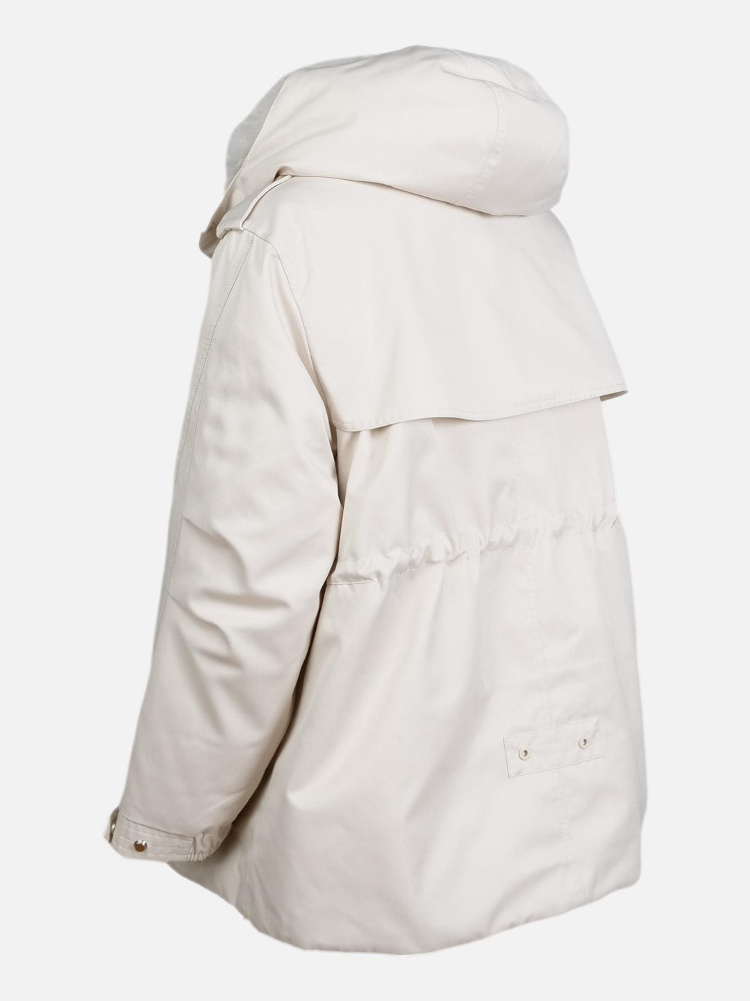 Honfleur, 77cm. OFF WHITE - Textile jacket - Women