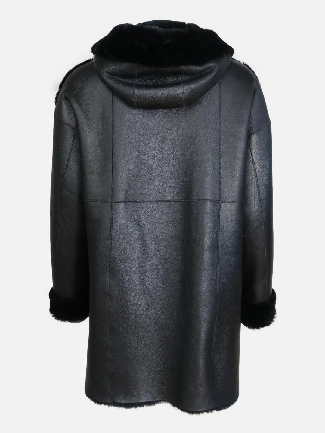 Hazira, 85 cm. - Hood - Nappa Lamb - Women - Black