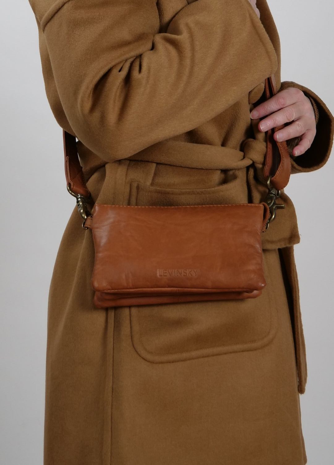 PF-01 Tasche – Schafsleder – Accessoires – Cognac