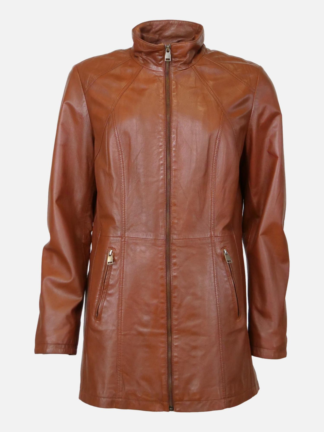 P 14-02 Long - Comfort - Lamb Malli Leather - Jacket - Women - Martell