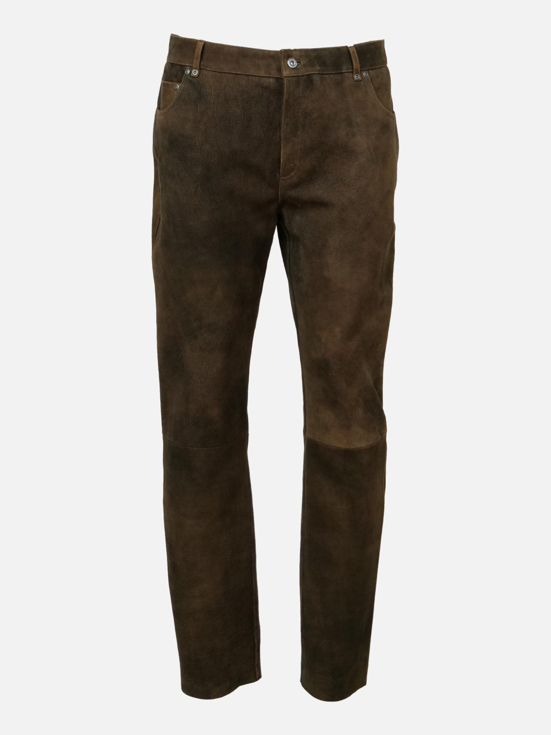 Peter Trousers - Goat Vintage Läder - Man - Brun