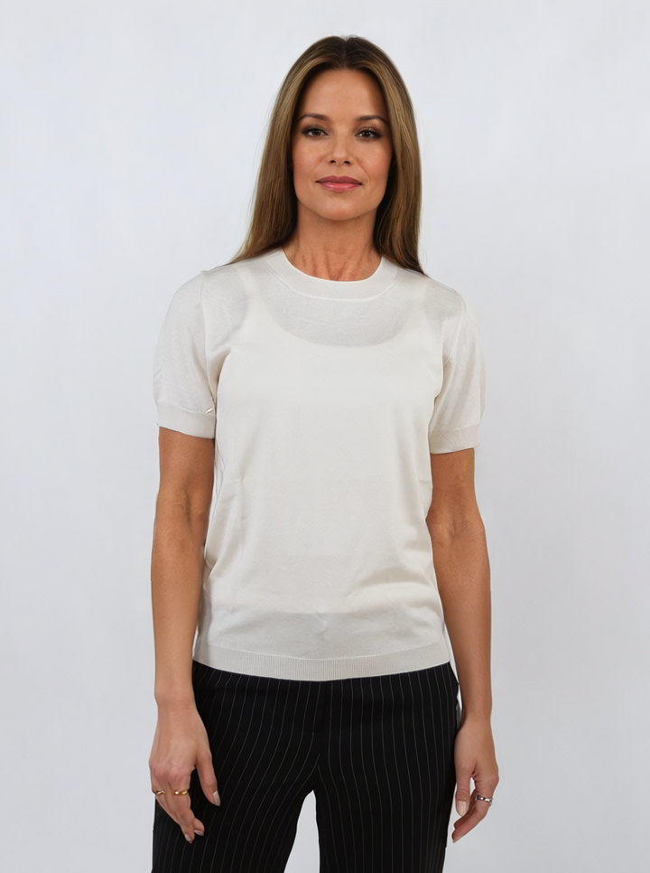 SY-E002 Womens Shirt - Cashmere Blend - Women - Ivory