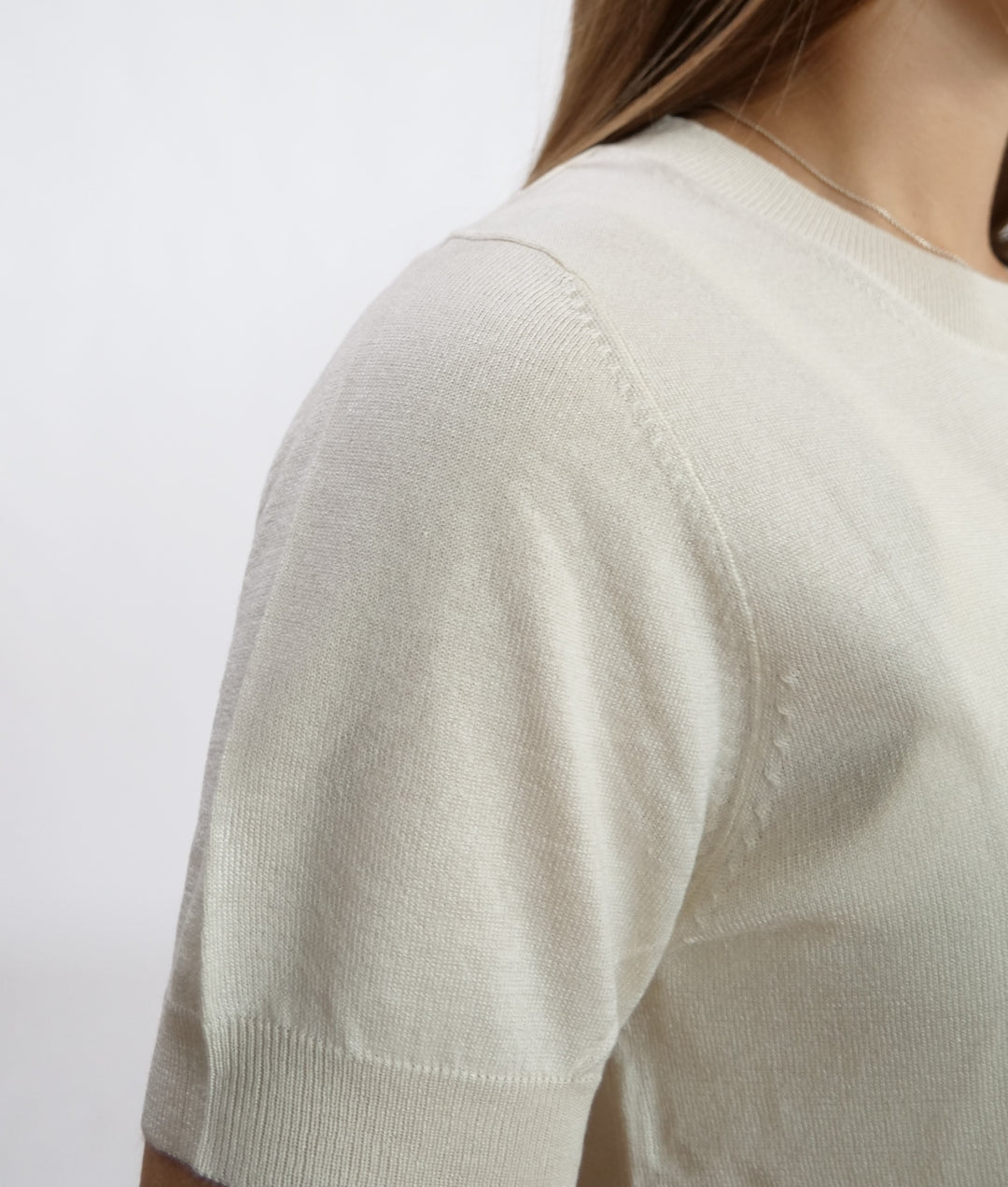 SY-E002 Womens Shirt - Cashmere Blend - Women - Ivory