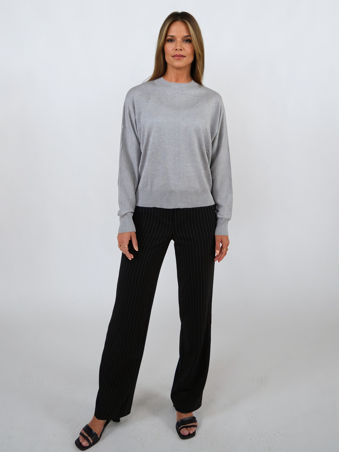 WOCA24011 Womens Shirt - Cashmere Blend - Women - Foggy