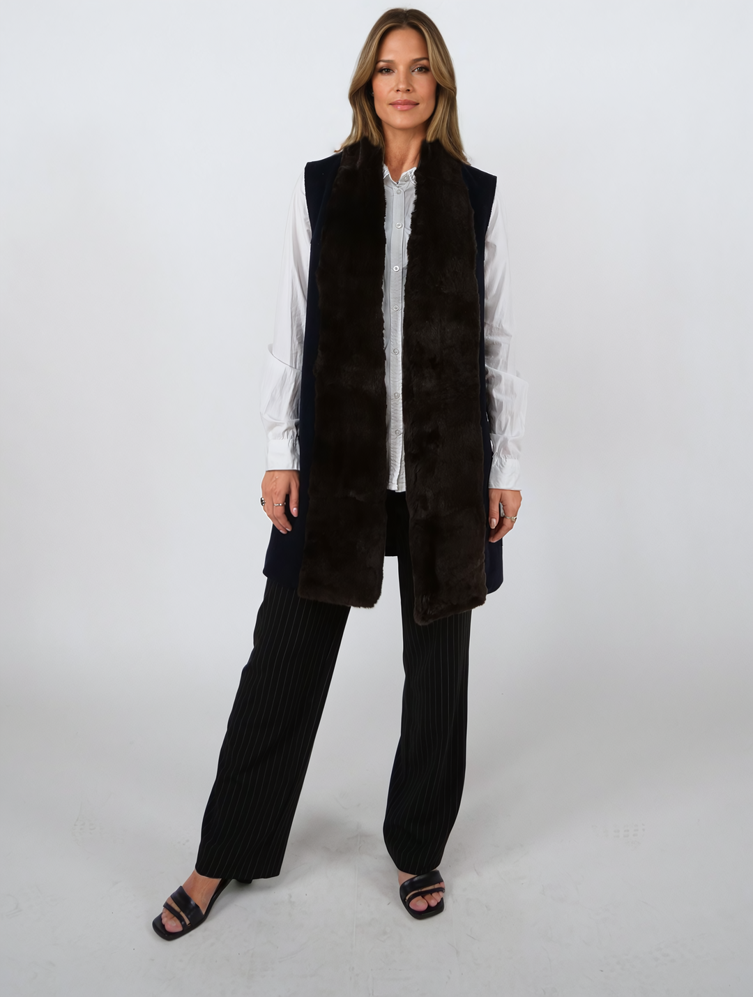 Isalyne, 85 cm. – Rex – Damen – Marineblau