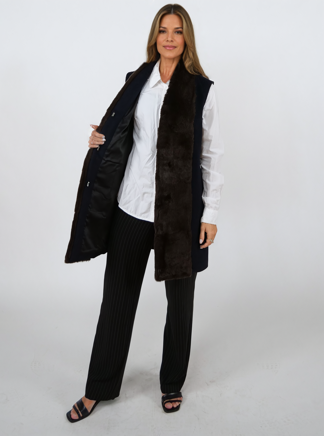 Isalyne, 85 cm. – Rex – Damen – Marineblau