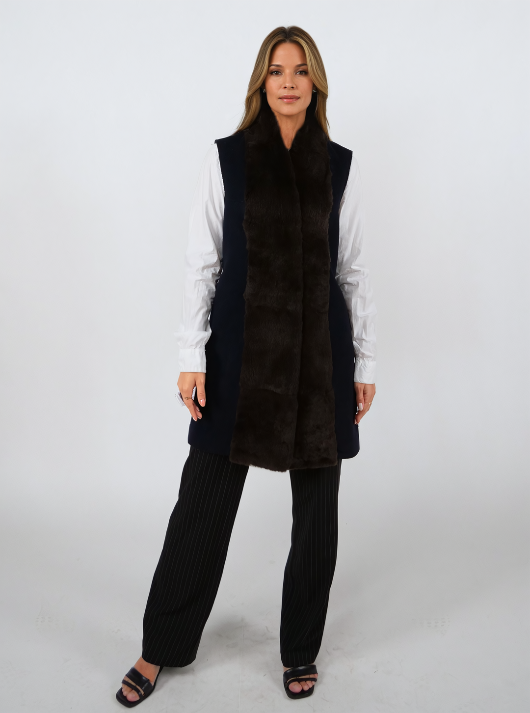 Isalyne, 85 cm. – Rex – Damen – Marineblau