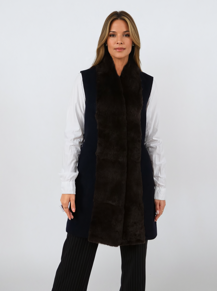 Isalyne, 85 cm. – Rex – Damen – Marineblau