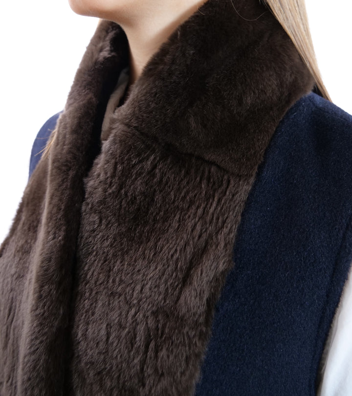 Isalyne, 85 cm. – Rex – Damen – Marineblau