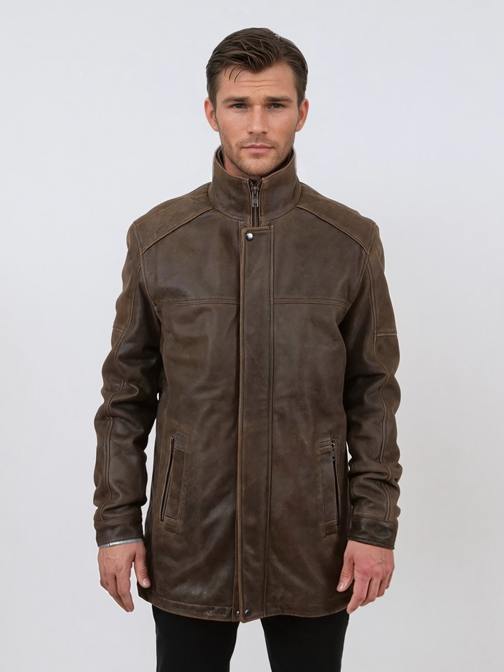 Winter Gomez, 80 cm. - Gede gnidede af læder - mand - sort