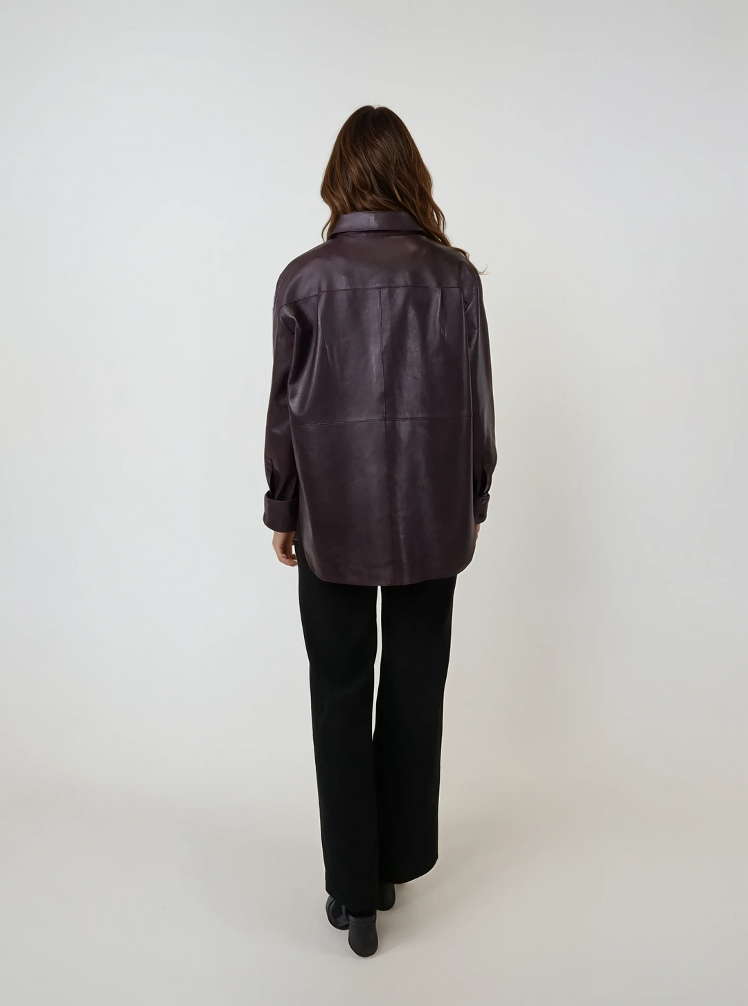 Jayan-Hemd, 72 cm. - Lammleder - Damen - Bordeaux