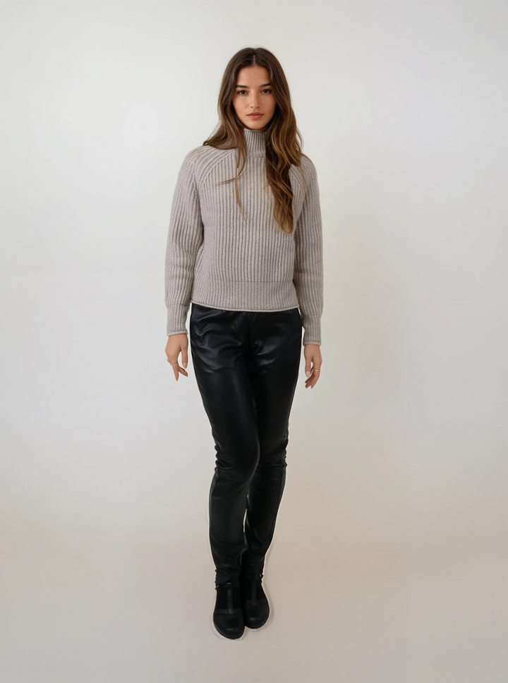 Galapogos pants - Lamb Stretch Leather - Women - Black