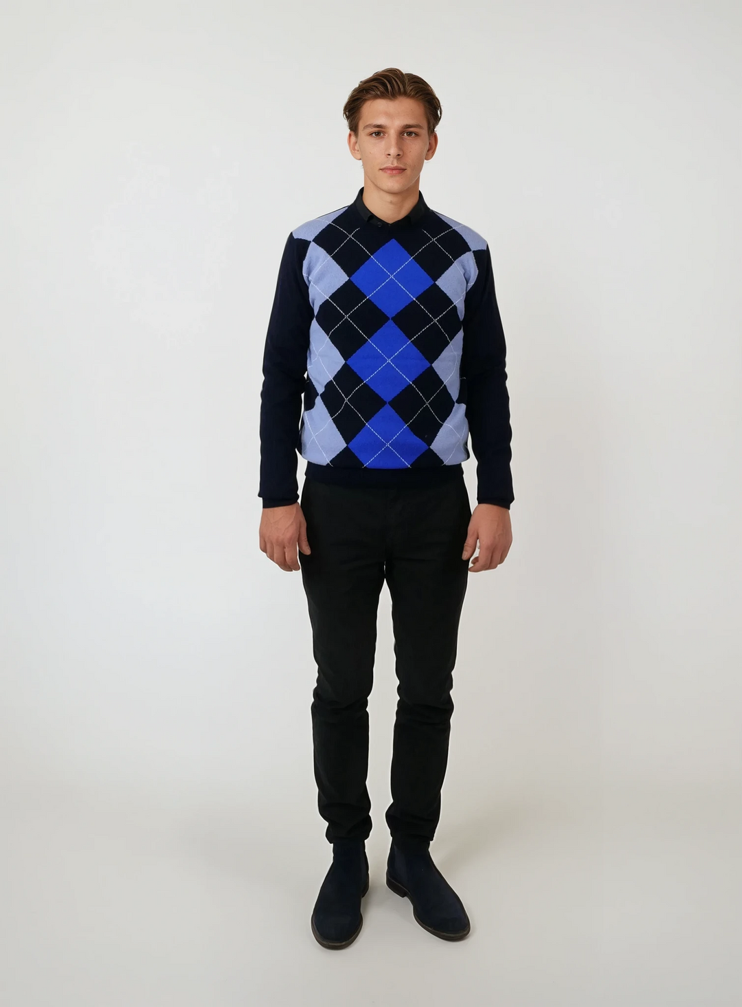 MK3 Herr - 100% Pure Cashmere - Herr - Marinblå