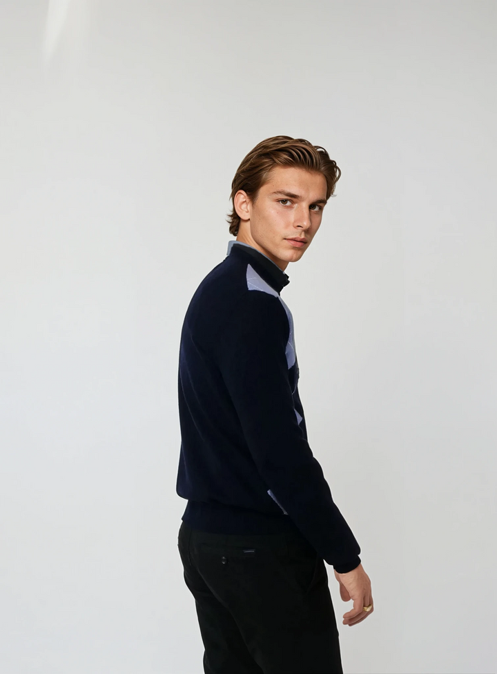 MK3 Herr - 100% Pure Cashmere - Herr - Marinblå