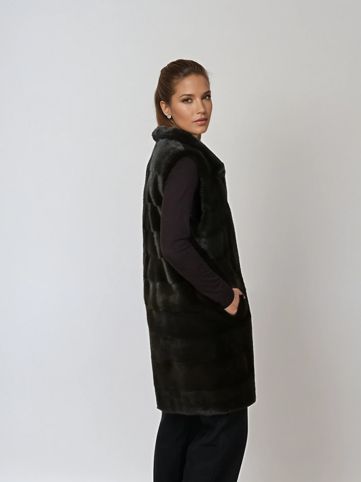 Denise West, 92 cm. - Halsband - Mink - Kvinnor - Armé