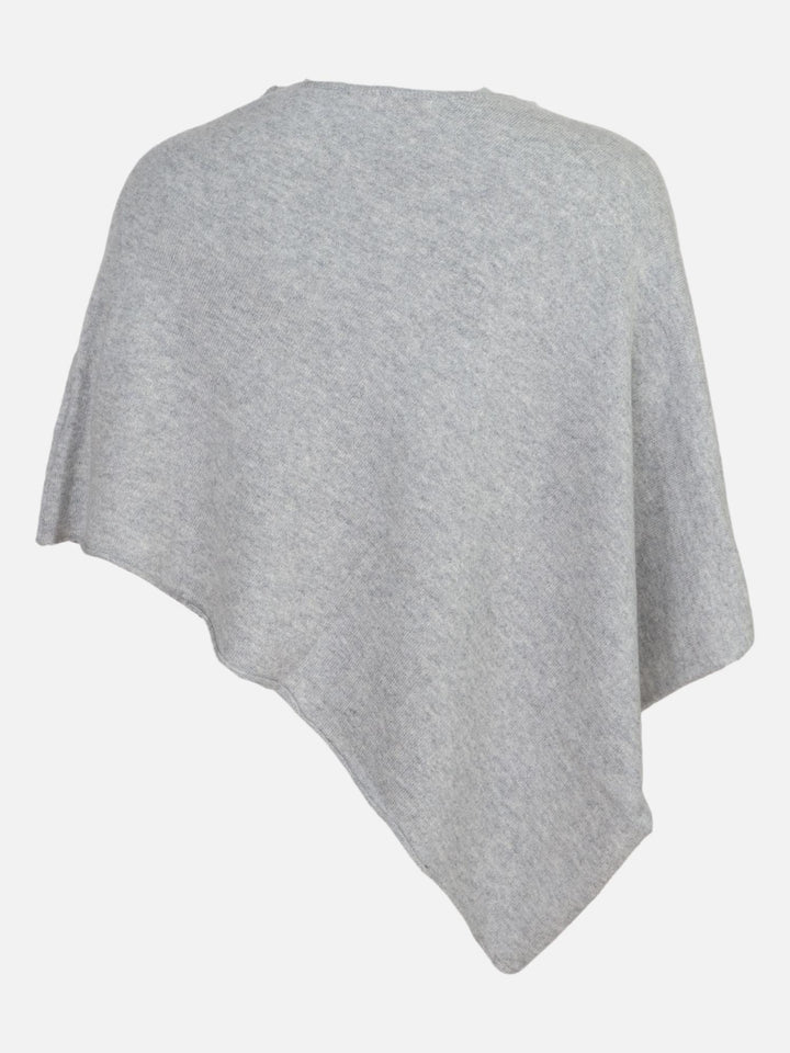 SY-24001 Poncho - 100% Kashmir - Tilbehør - Grå