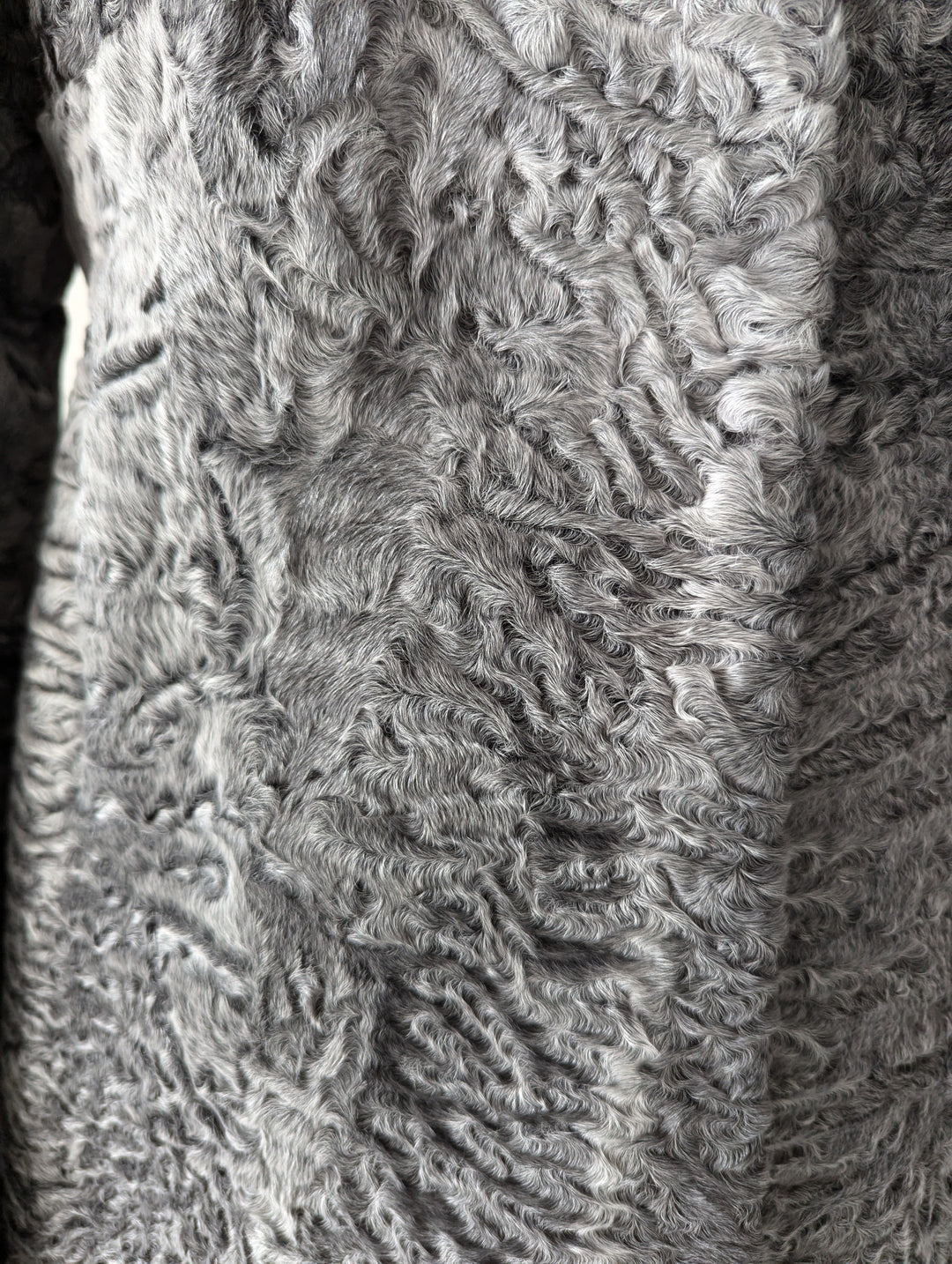 Olise, 65 cm. - Persian Lamb Jacket - Women - Grey