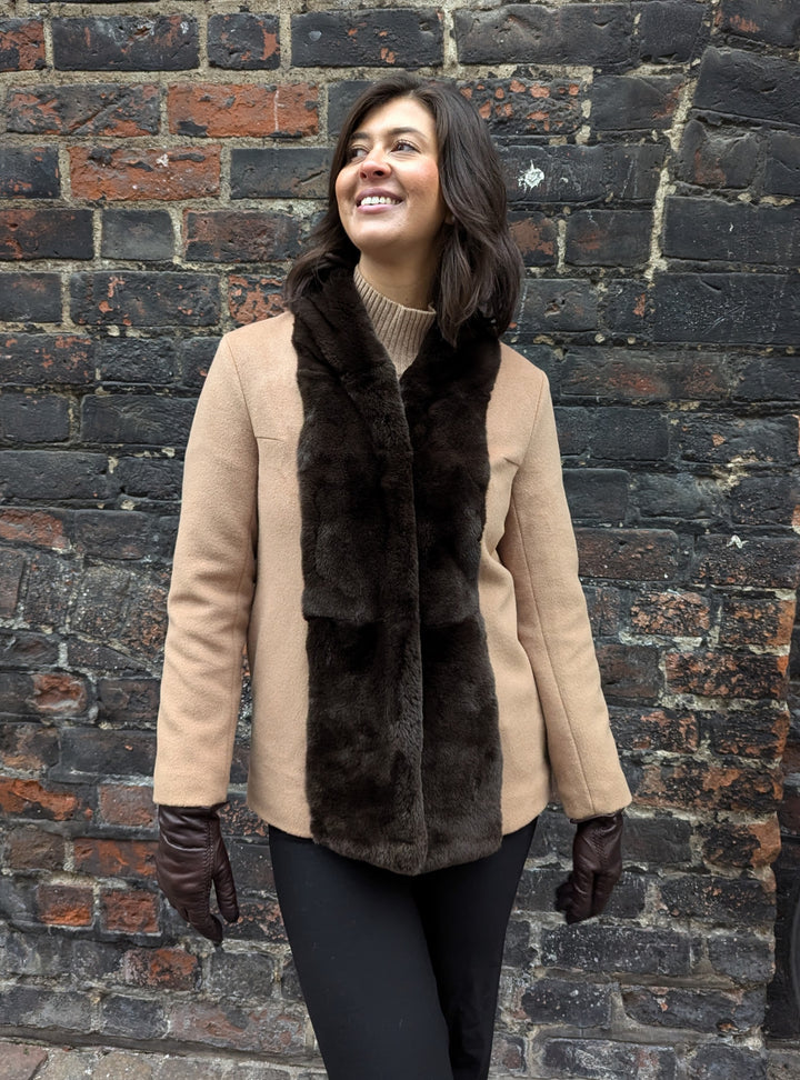 Harol, 70 cm. - Krave - Uld & Cashmere - Kvinder - Camel