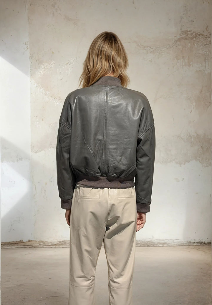 Ibiz, 55 cm.  - Lamb Nappa Leather - Kvinner - Grå