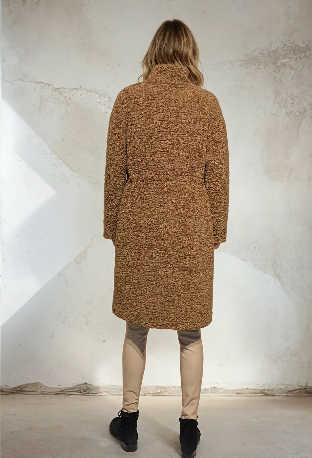 Filuka, 100 cm. - Kragen – 100 % Kunstfell – Damen – Kastanie