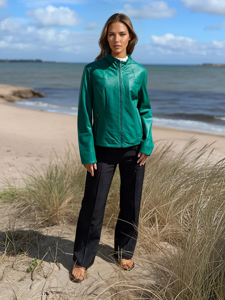 Manon, 55 cm. - Lamb Dior Læder - Damer - Ny Grøn