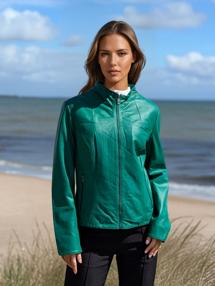 Manon, 55 cm. - Lamb Dior Læder - Damer - Ny Grøn